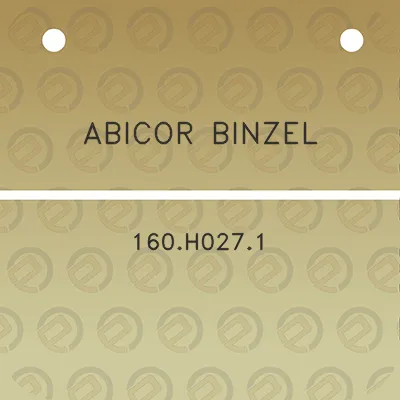 abicor-binzel-160h0271