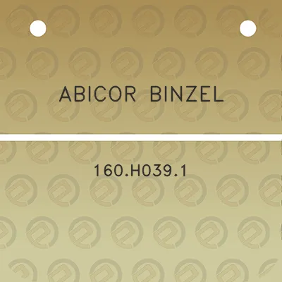 abicor-binzel-160h0391