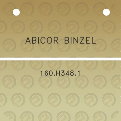 abicor-binzel-160h3481