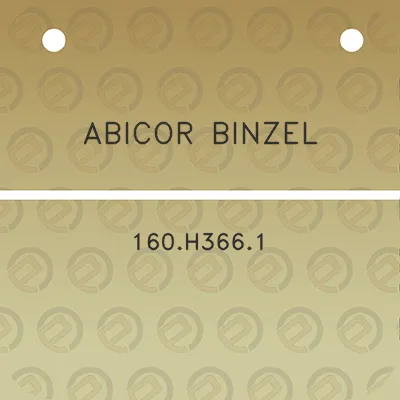 abicor-binzel-160h3661