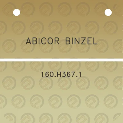 abicor-binzel-160h3671