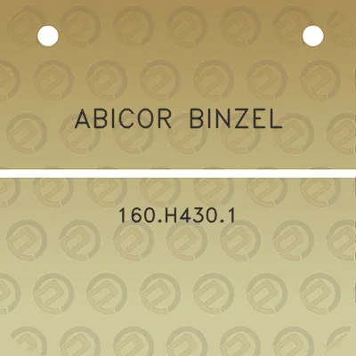 abicor-binzel-160h4301