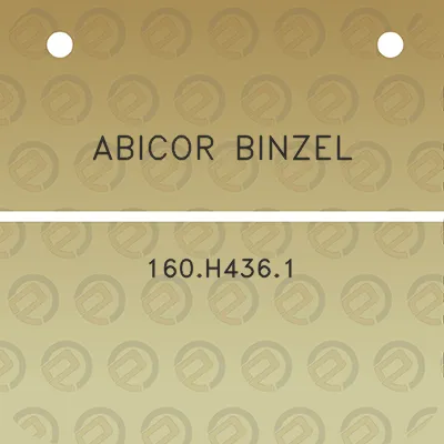 abicor-binzel-160h4361