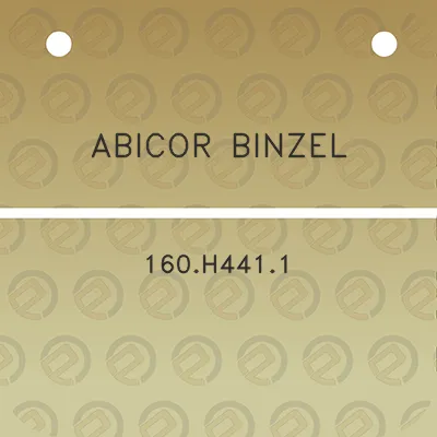 abicor-binzel-160h4411