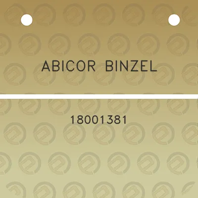 abicor-binzel-18001381