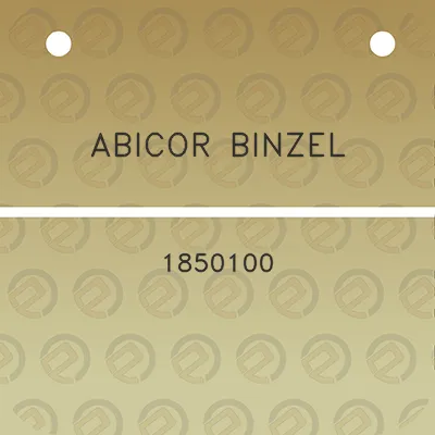 abicor-binzel-1850100