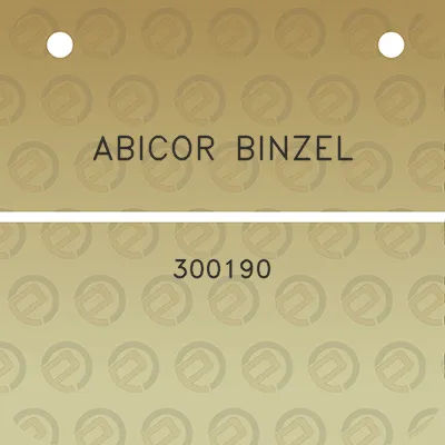 abicor-binzel-300190