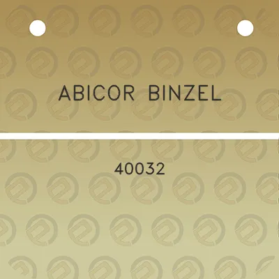 abicor-binzel-40032