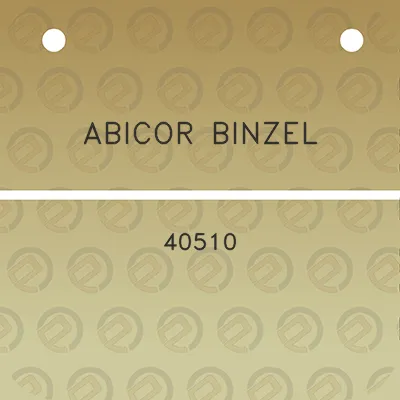 abicor-binzel-40510