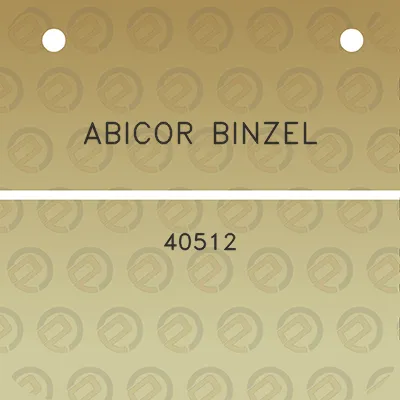 abicor-binzel-40512