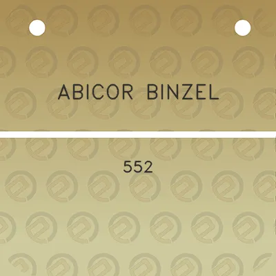 abicor-binzel-552