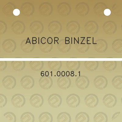 abicor-binzel-60100081