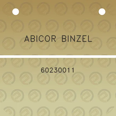 abicor-binzel-60230011