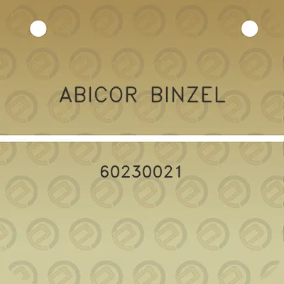 abicor-binzel-60230021