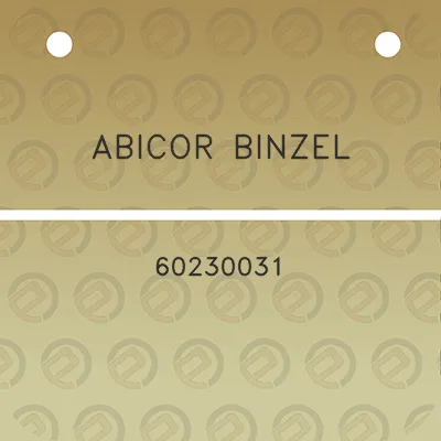 abicor-binzel-60230031