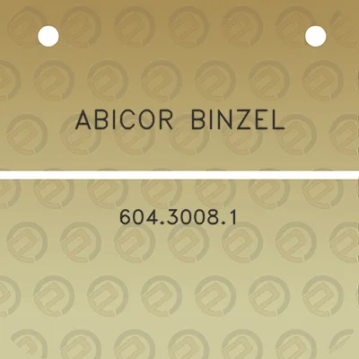 abicor-binzel-60430081