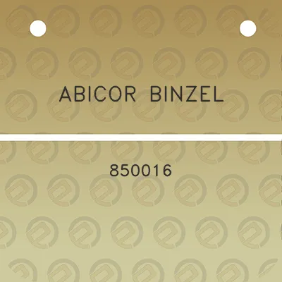 abicor-binzel-850016