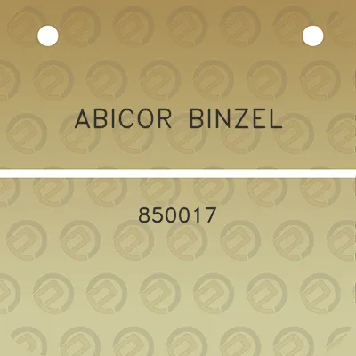 abicor-binzel-850017