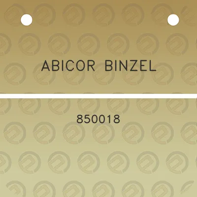 abicor-binzel-850018