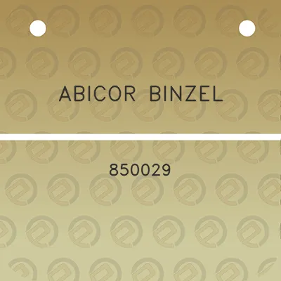 abicor-binzel-850029