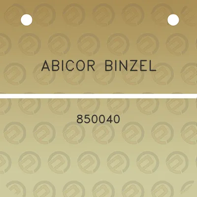 abicor-binzel-850040