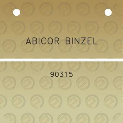 abicor-binzel-90315