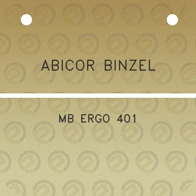 abicor-binzel-mb-ergo-401