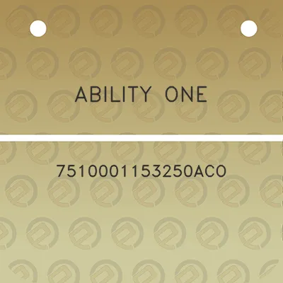 ability-one-7510001153250aco