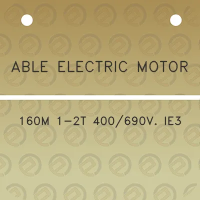 able-electric-motor-160m-1-2t-400690v-ie3