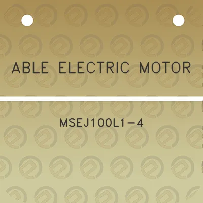 able-electric-motor-msej100l1-4