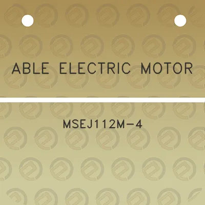 able-electric-motor-msej112m-4