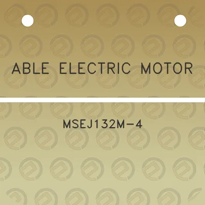 able-electric-motor-msej132m-4