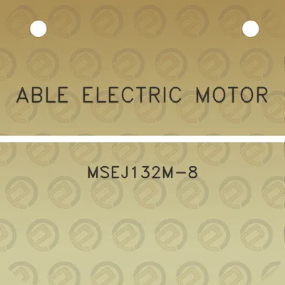 able-electric-motor-msej132m-8