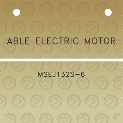 able-electric-motor-msej132s-6