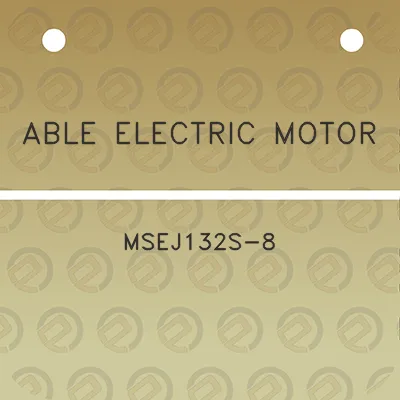 able-electric-motor-msej132s-8