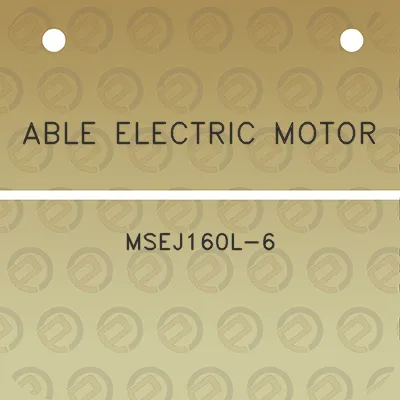 able-electric-motor-msej160l-6