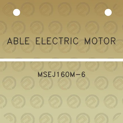 able-electric-motor-msej160m-6