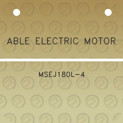 able-electric-motor-msej180l-4