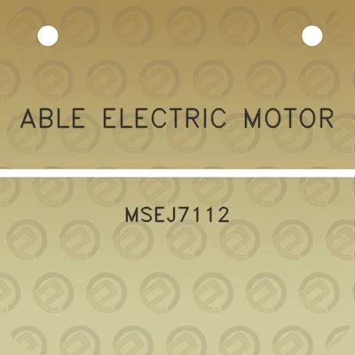 able-electric-motor-msej7112