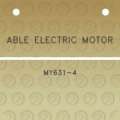 able-electric-motor-my631-4