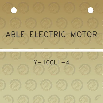 able-electric-motor-y-100l1-4