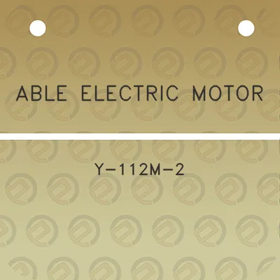 able-electric-motor-y-112m-2