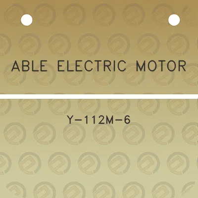 able-electric-motor-y-112m-6