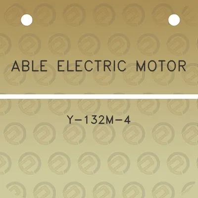 able-electric-motor-y-132m-4