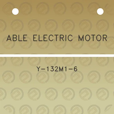 able-electric-motor-y-132m1-6