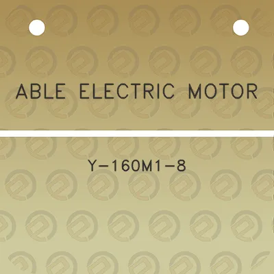 able-electric-motor-y-160m1-8