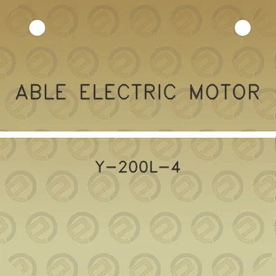 able-electric-motor-y-200l-4