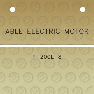 able-electric-motor-y-200l-8