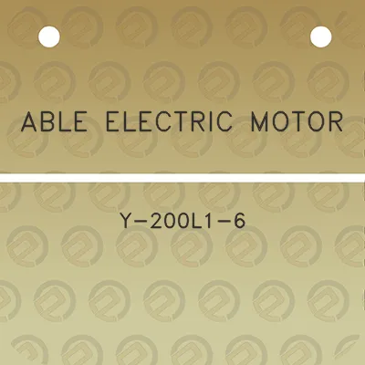 able-electric-motor-y-200l1-6