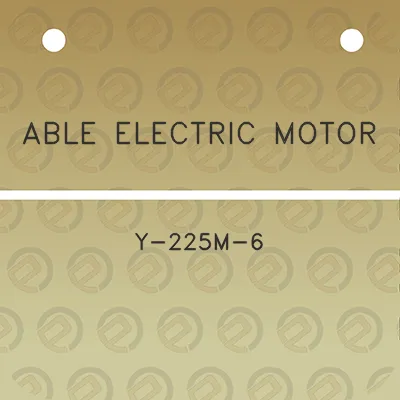 able-electric-motor-y-225m-6